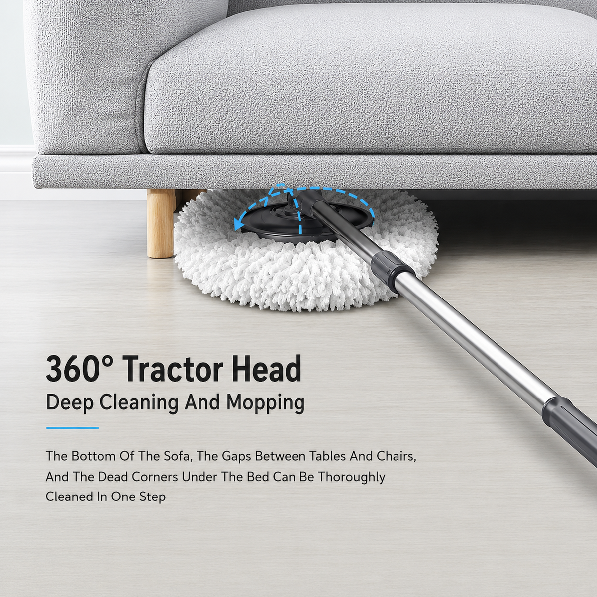 360 Spin Mop + Bucket Set Magic Mop Rotate Spinning Microfiber Mop