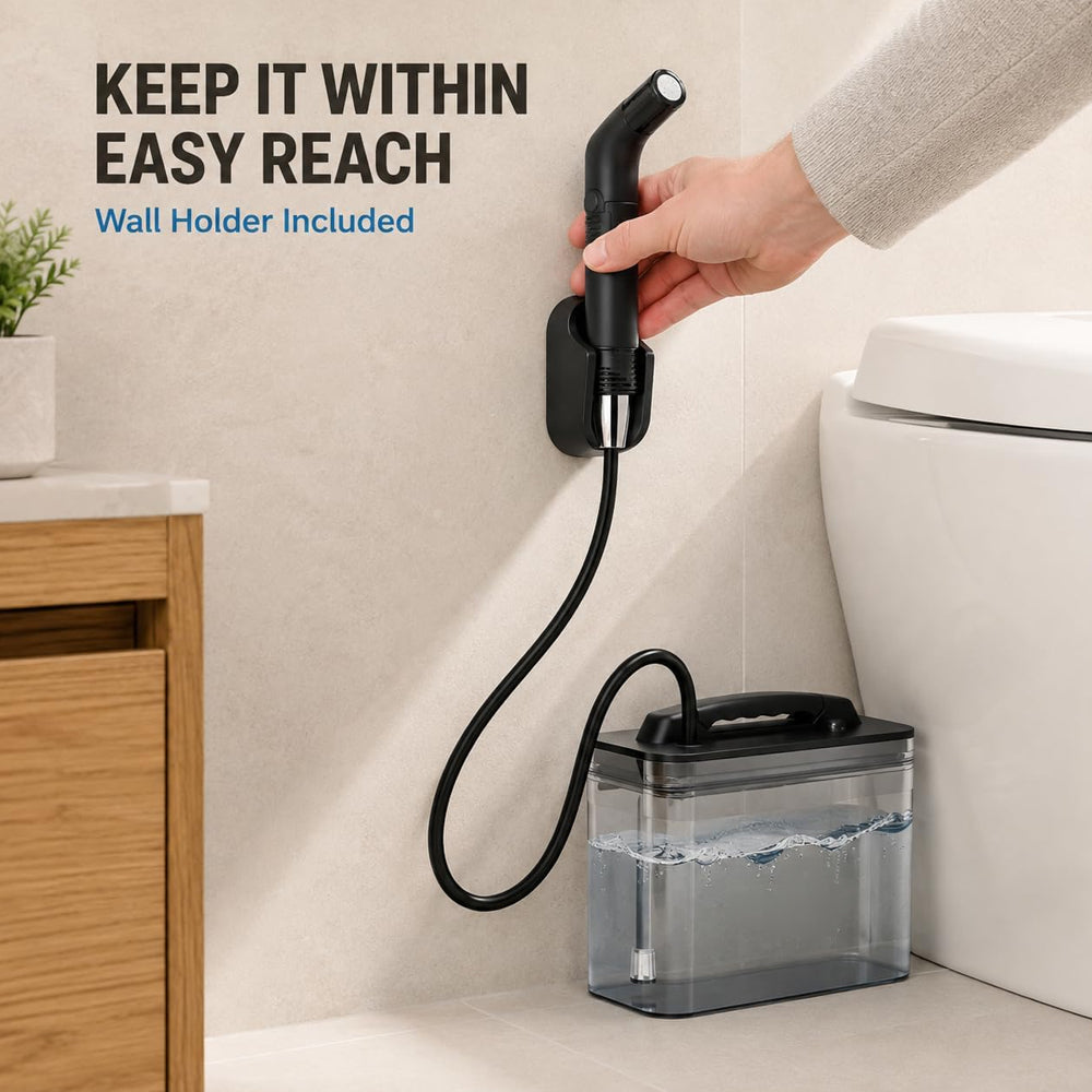Electric Portable Bidet Sprayer with 2.3L Tank