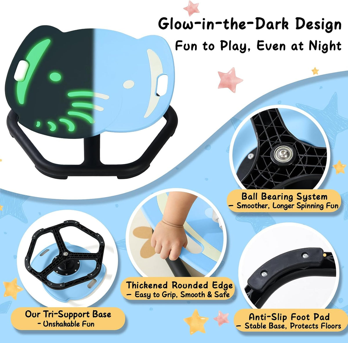 Kids  Sensory Swivel Chair