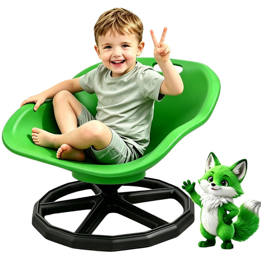 Kids Sensory Spinning Chair Green