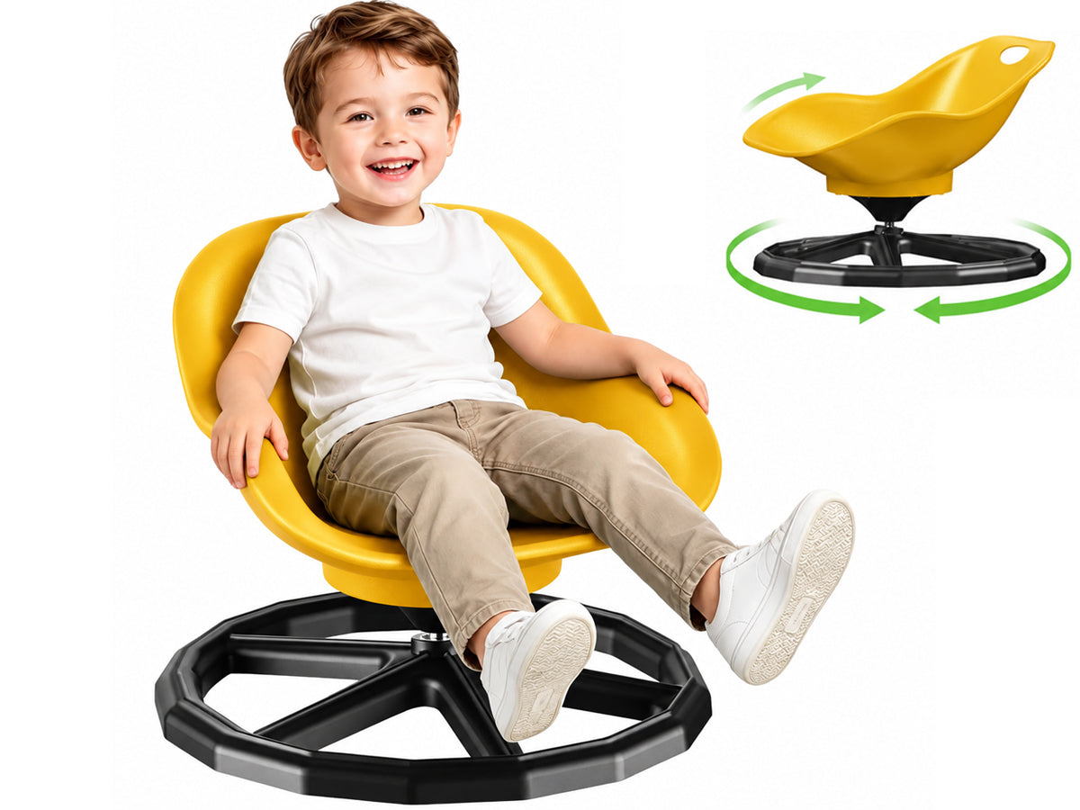 Kids Sensory Spinning Chair Yellow