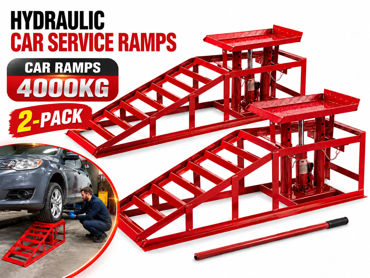 Car Ramps 4000kg A Pair - 2 Ramps