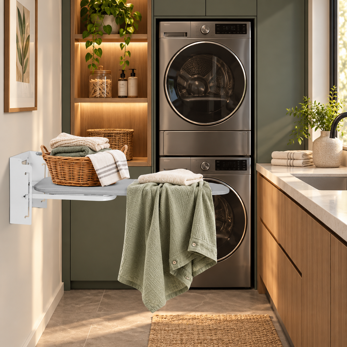 Wall Mounted Foldable Ironing Board