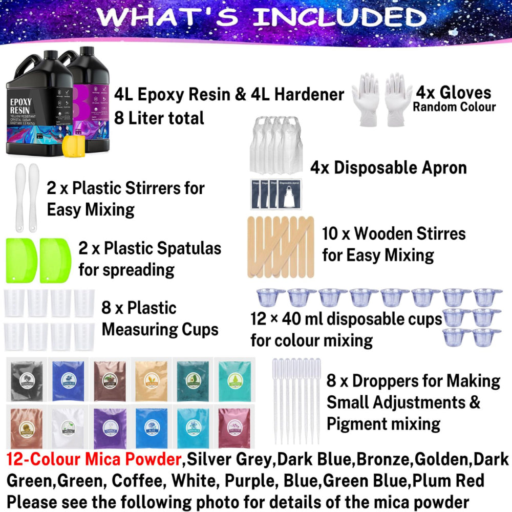 8L Epoxy Resin Kit