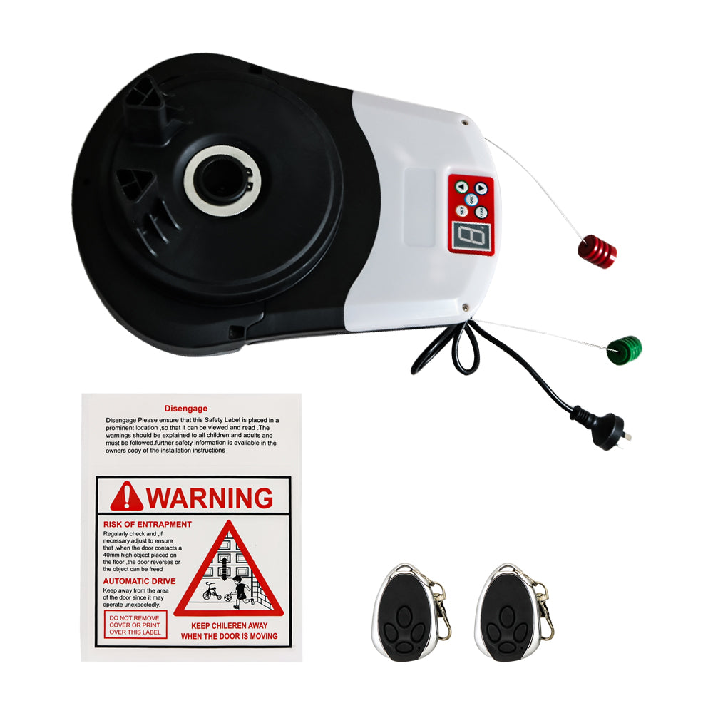 Garage Door Opener 800N Roller Door Opener with 2 Remotes