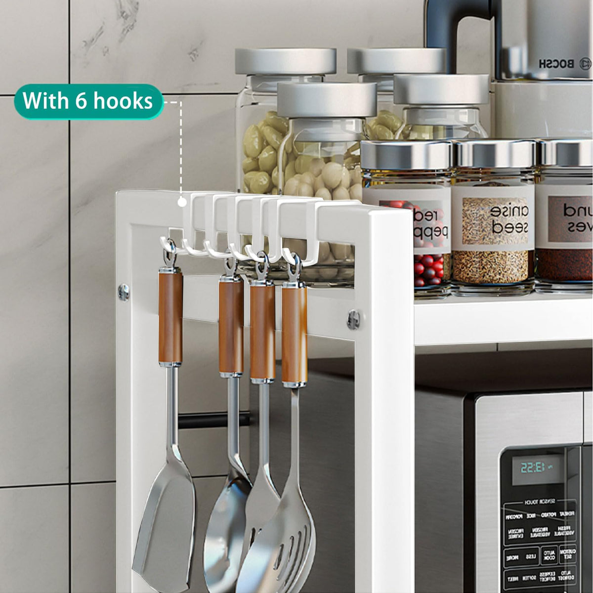 Microwave Kitchen Shelf Rack