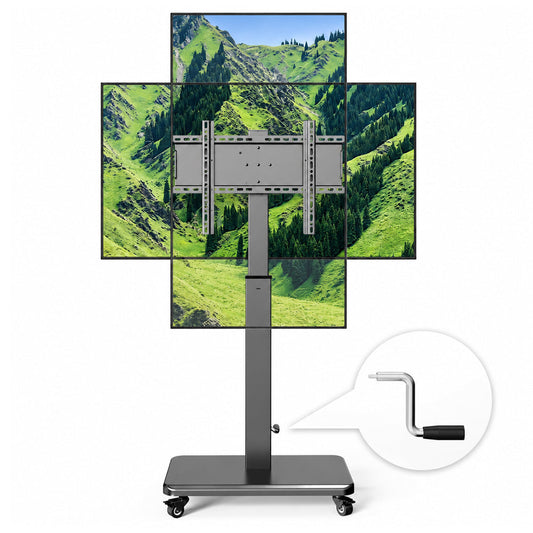 Adjustable TV Stand 40–75 Inch TVs with 90° Screen Rotation