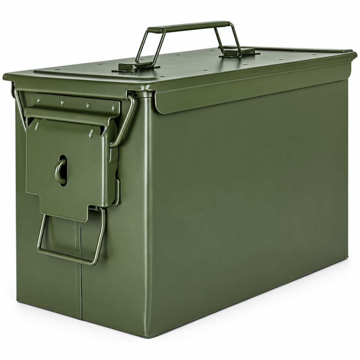 Metal Ammo Tin Case Storage Box