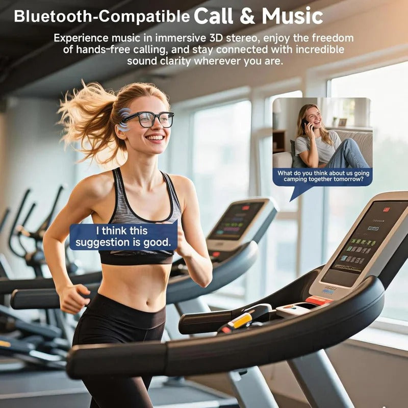 AI Smart Glasses 8MP AI Translation Camera
