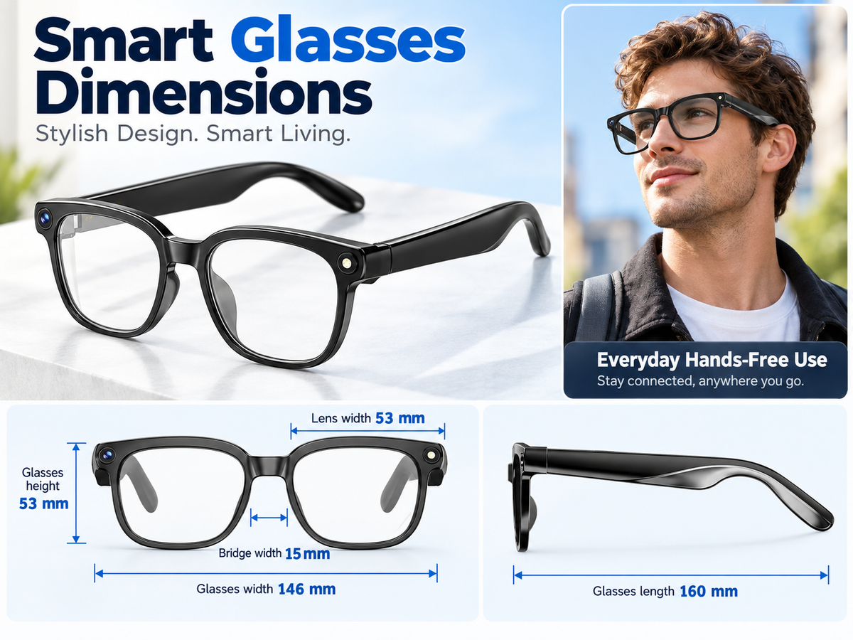 AI Smart Glasses 8MP AI Translation Camera