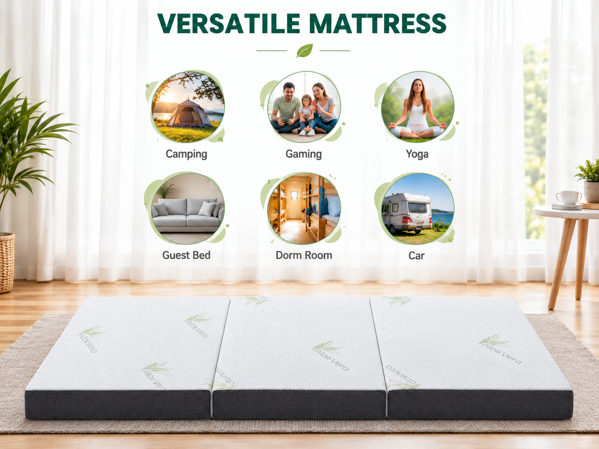 Foldable Mattress Folding Foam Queen Bamboo Mattresses