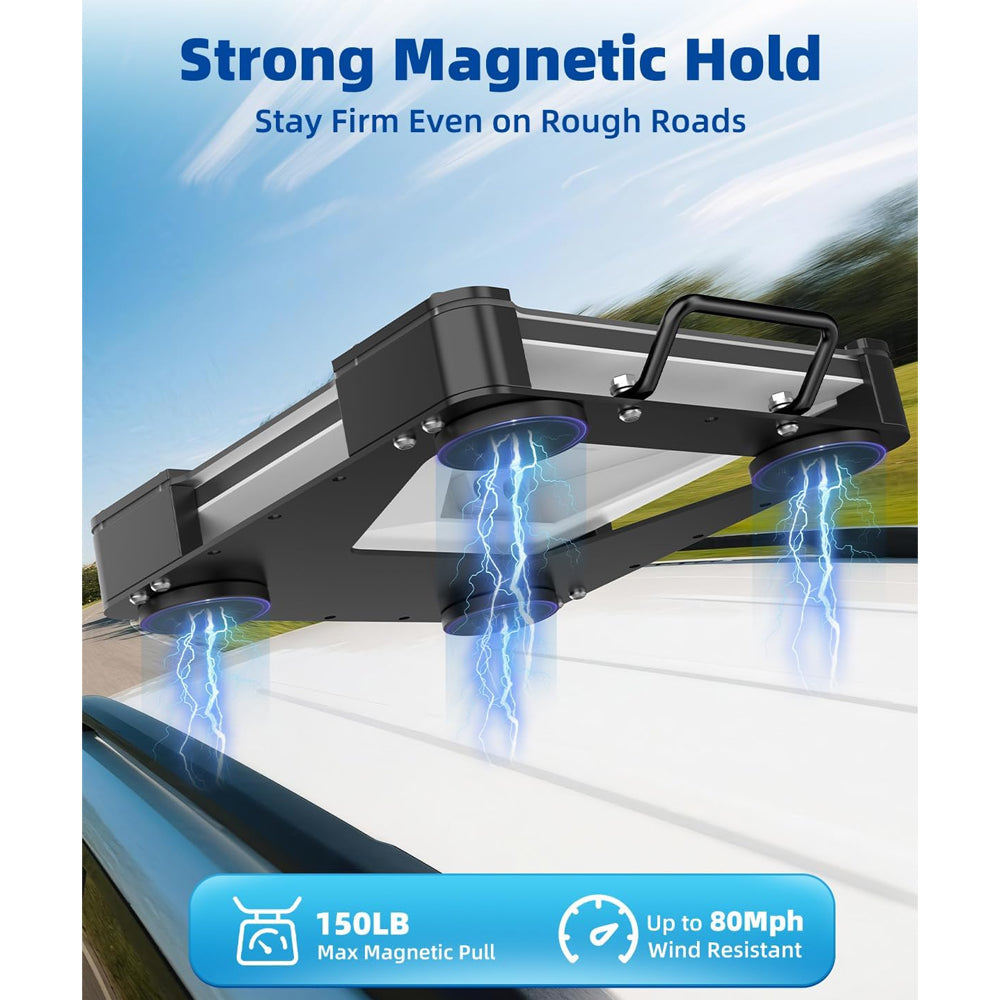 Starlink Mini Magnetic Roof Car Mount, Aluminum Frame with 3.5mm Acrylic Shield