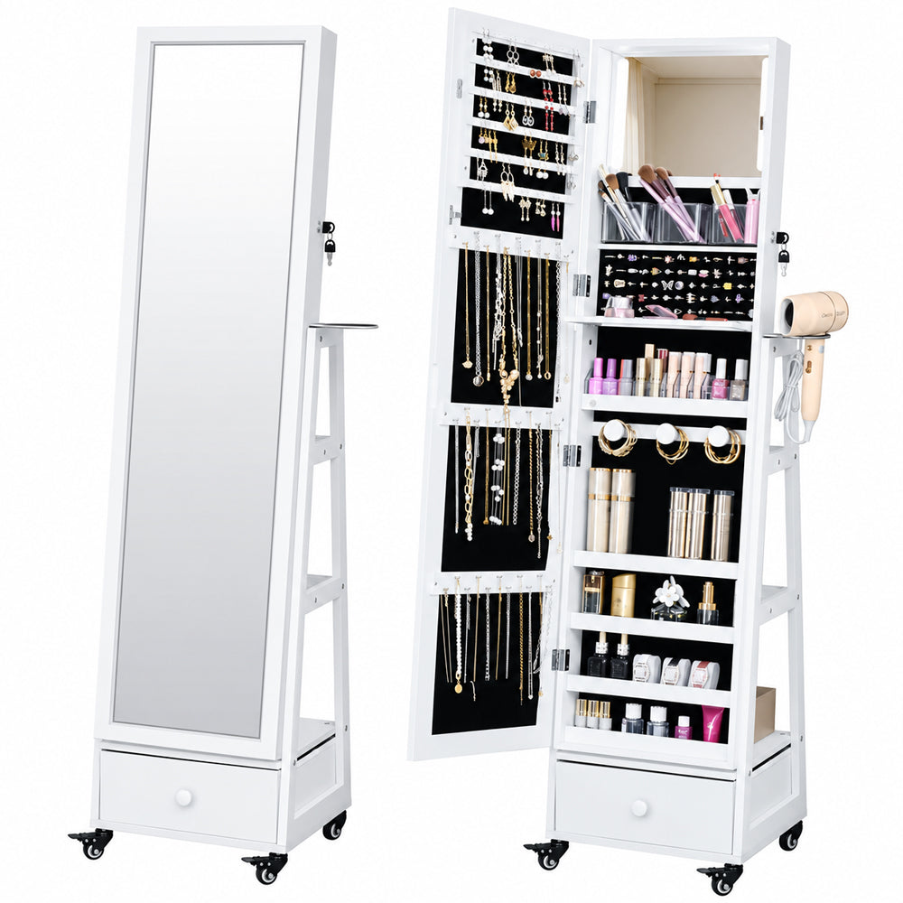 Jewellery Cabinet Armoire Storage Shelf