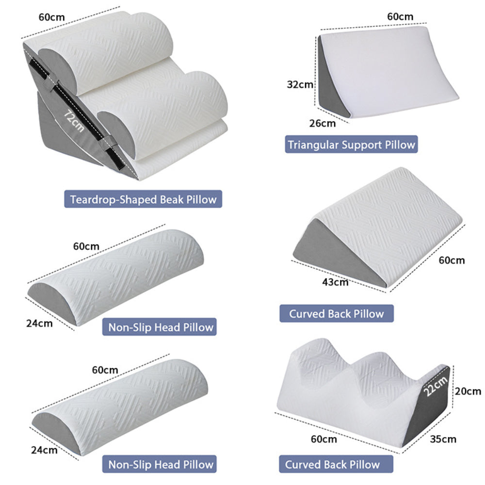 6PCS Orthopedic Bed Wedge Pillow Set