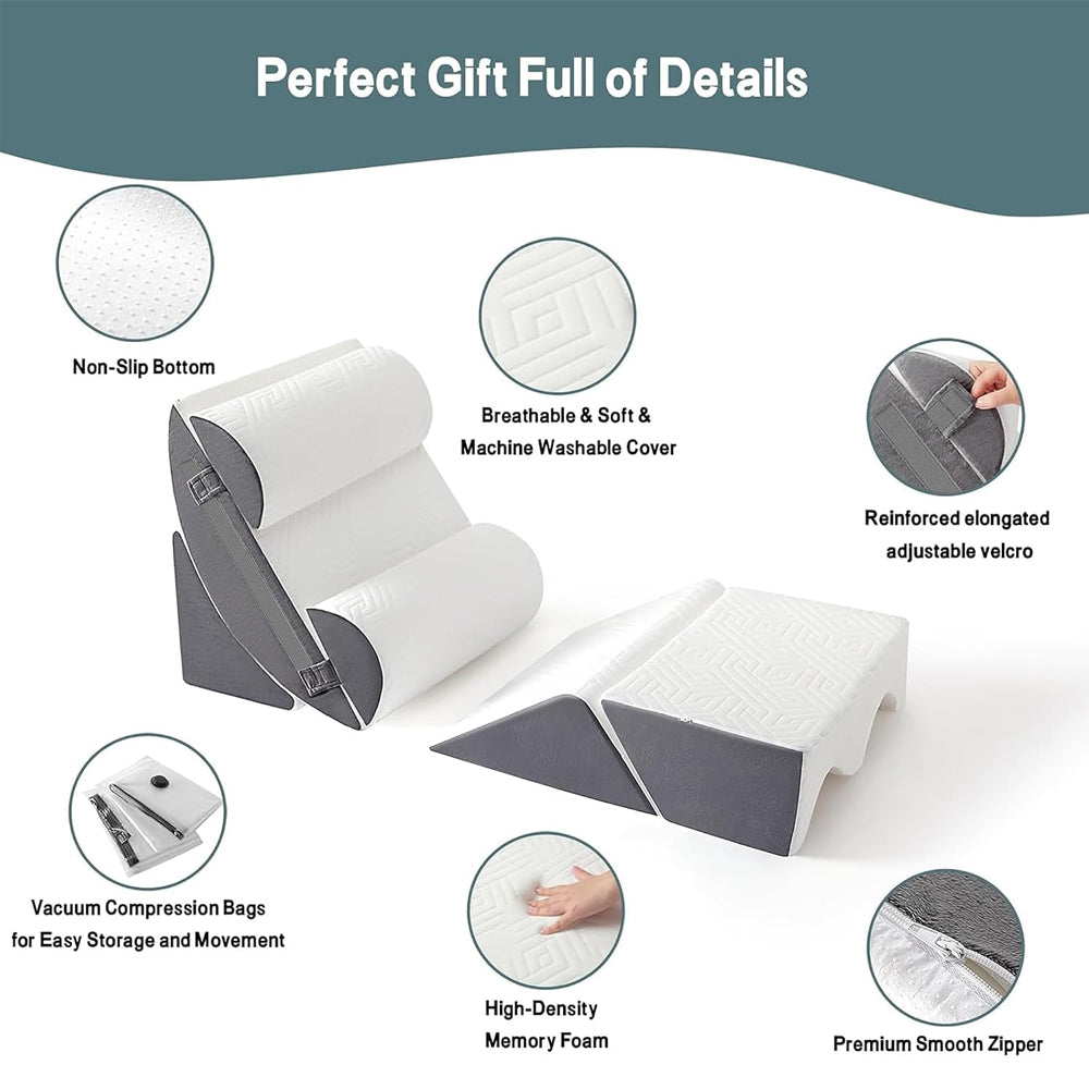 6PCS Orthopedic Bed Wedge Pillow Set