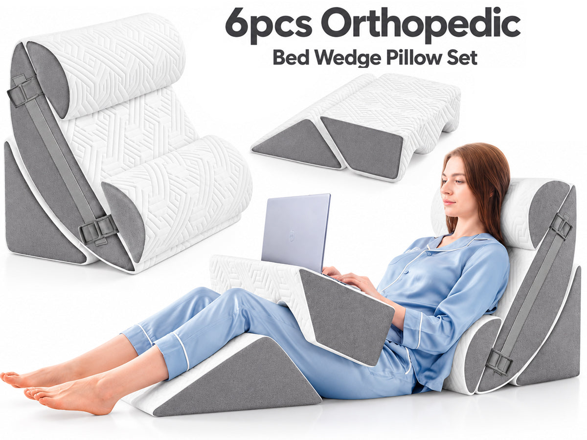 6PCS Orthopedic Bed Wedge Pillow Set