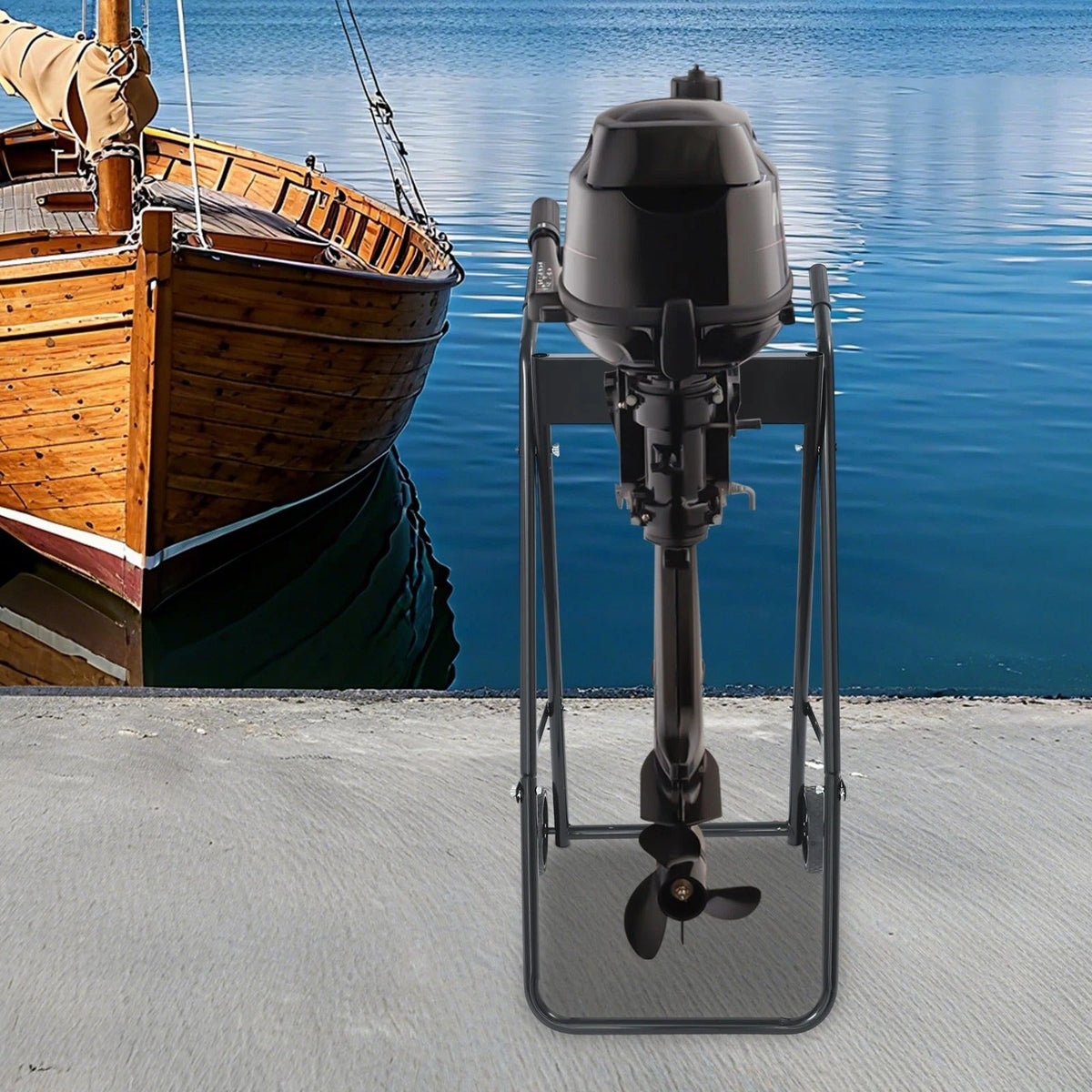 Outboard Engine Motor Stand Trolley
