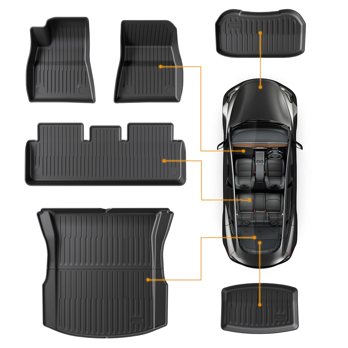 Tesla Model 3 Floor Mats Set