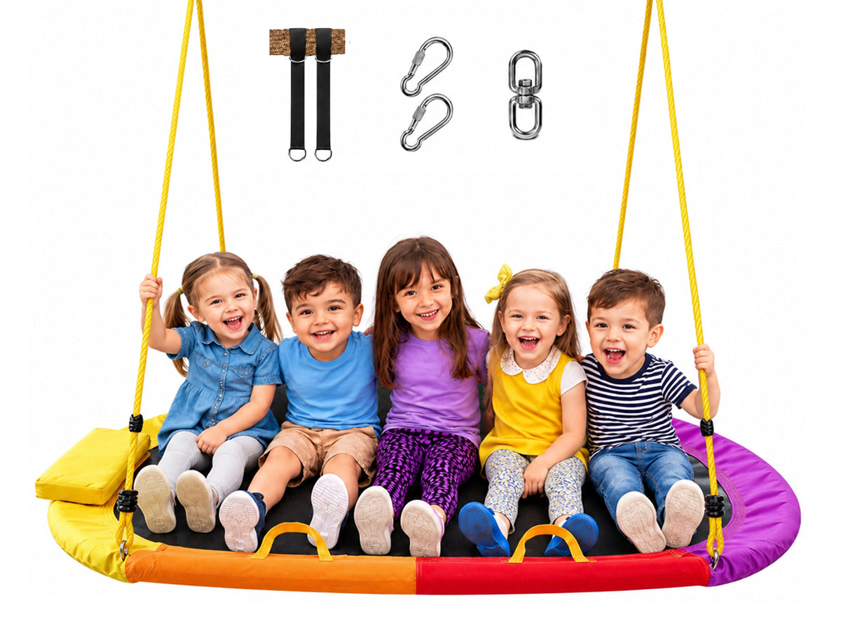 Kids Outdoor Playground Swing playhouse Large 176cm