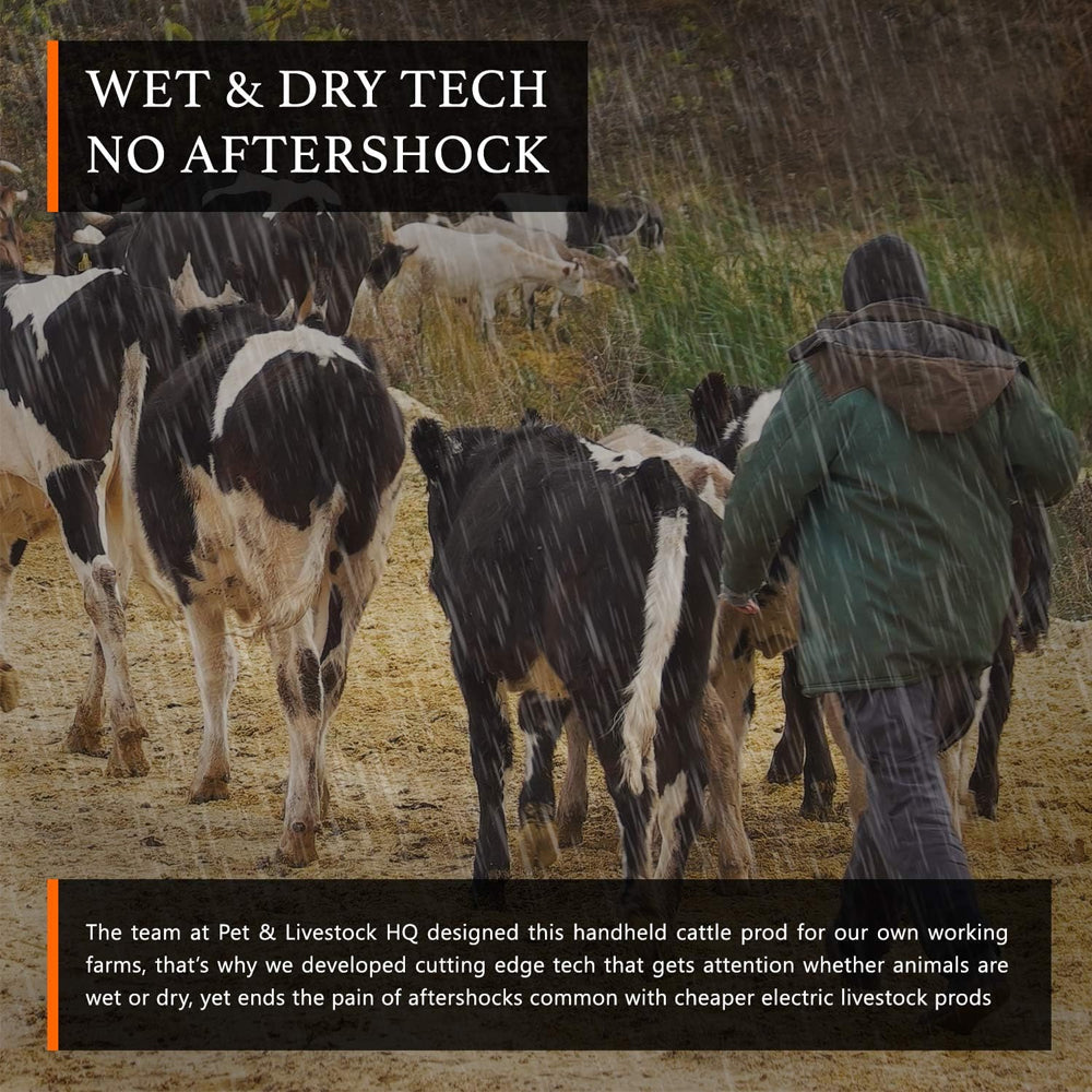 Handheld Cattle Prodder with Pouch
