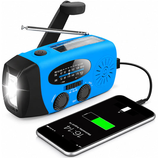 Hand Crank Self Powered Solar Radio