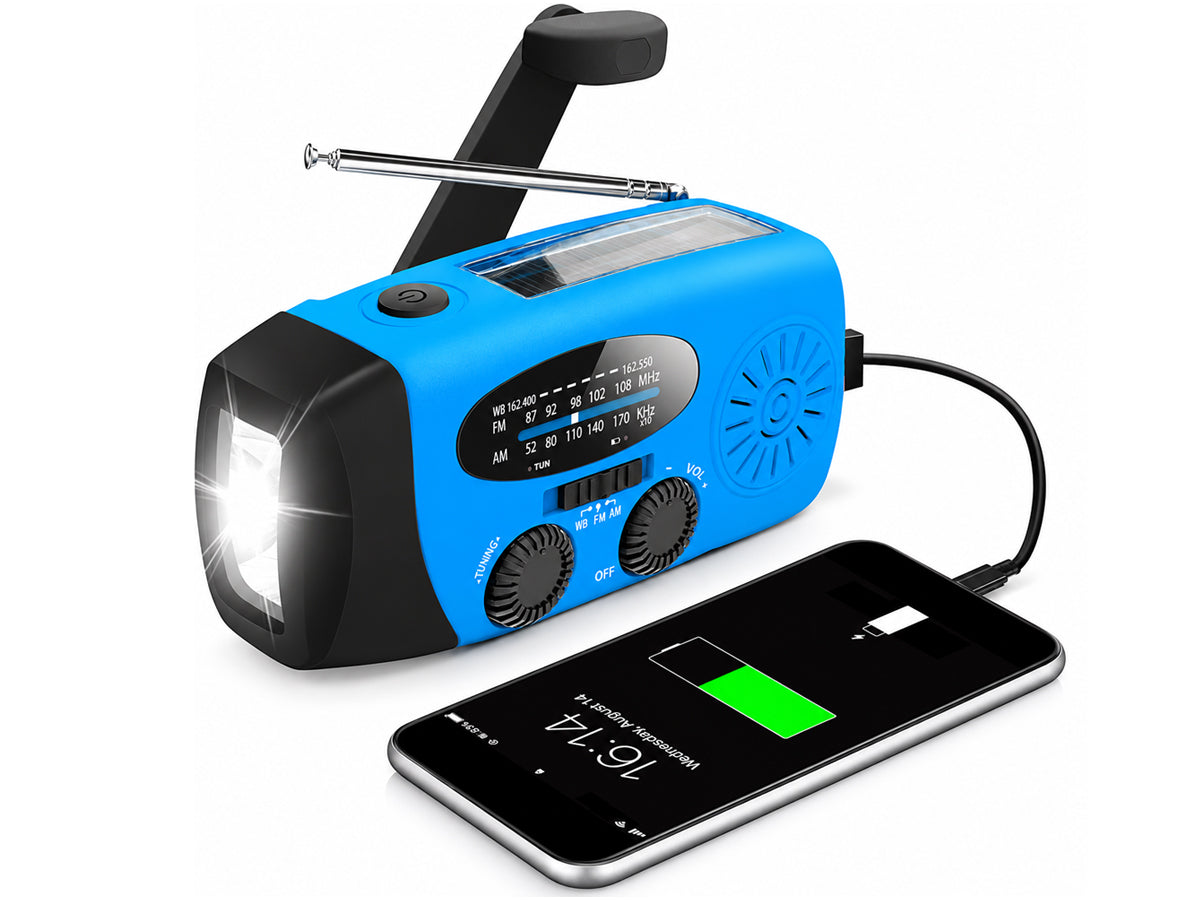 Hand Crank Self Powered Solar Radio