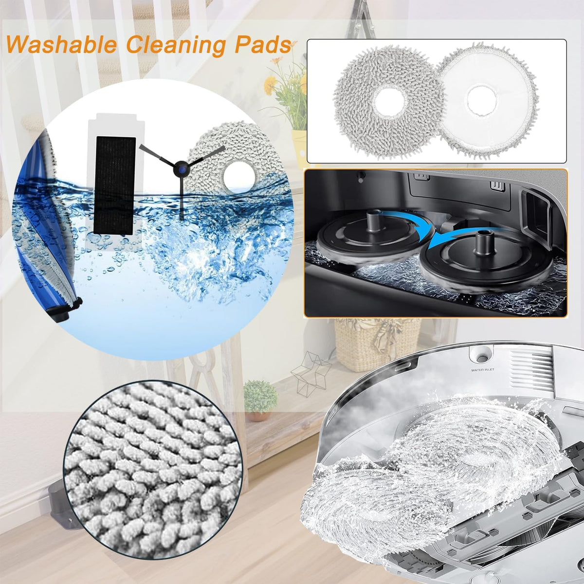 20Pcs Accessories Kit for Ecovacs