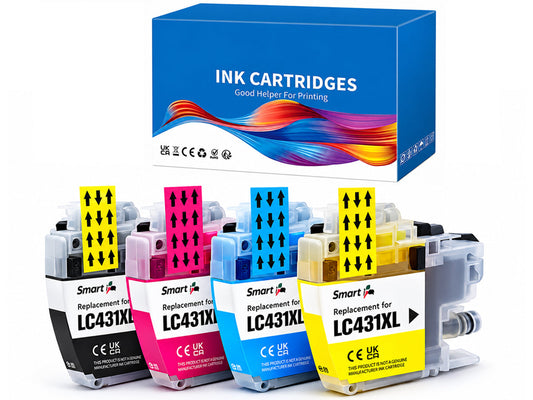 LC431XL Ink Cartridge Set for DCP-J1050DW MFC-J1010DW Compatible * 4