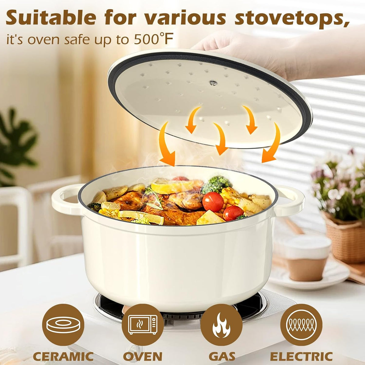 Cast Iron Dutch Oven Pot