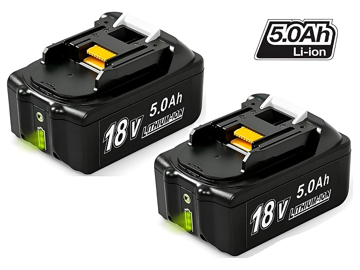 Makita Battery 18V 5AH Replacement Battery for Makita 2PCS