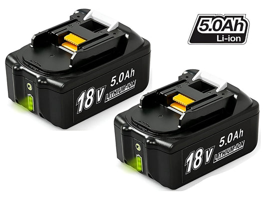 Makita Battery 18V 5AH Replacement Battery for Makita 2PCS