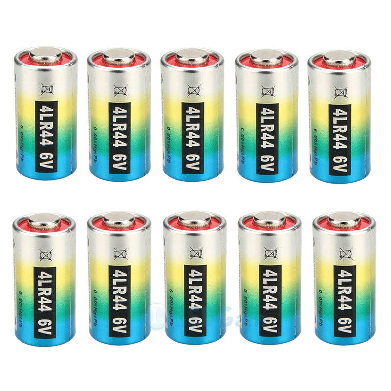 10 x 4LR44 Batteries 6V alkaline battery