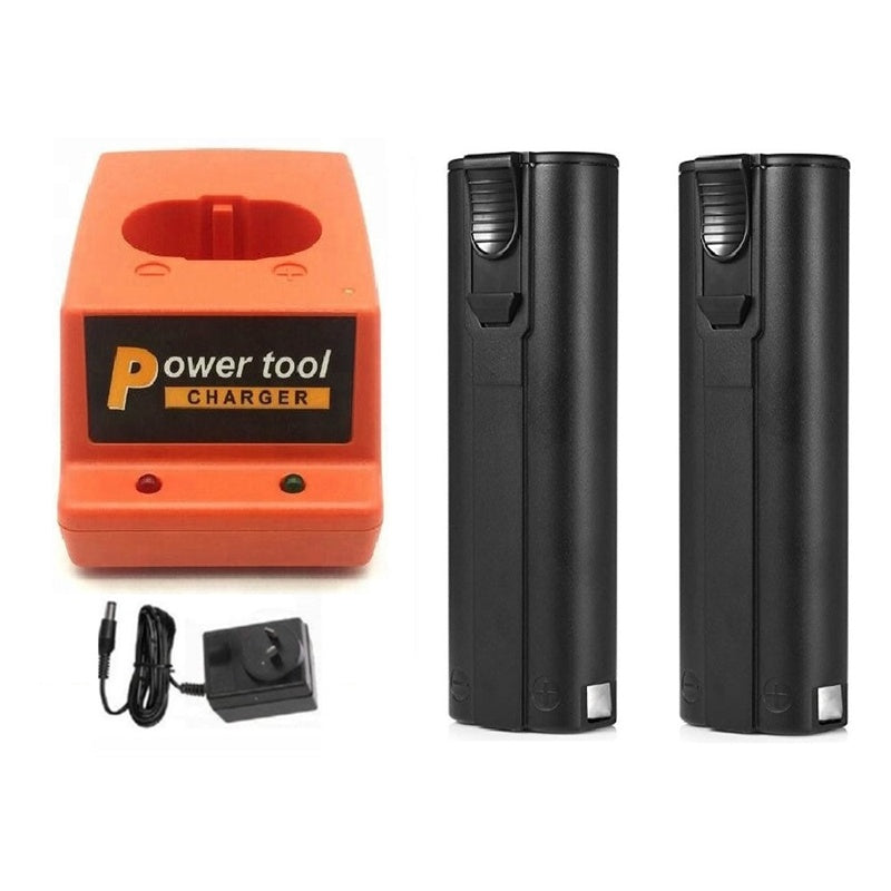 Paslode Battery Charger with 2 Paslode Battery 3AH Replacement