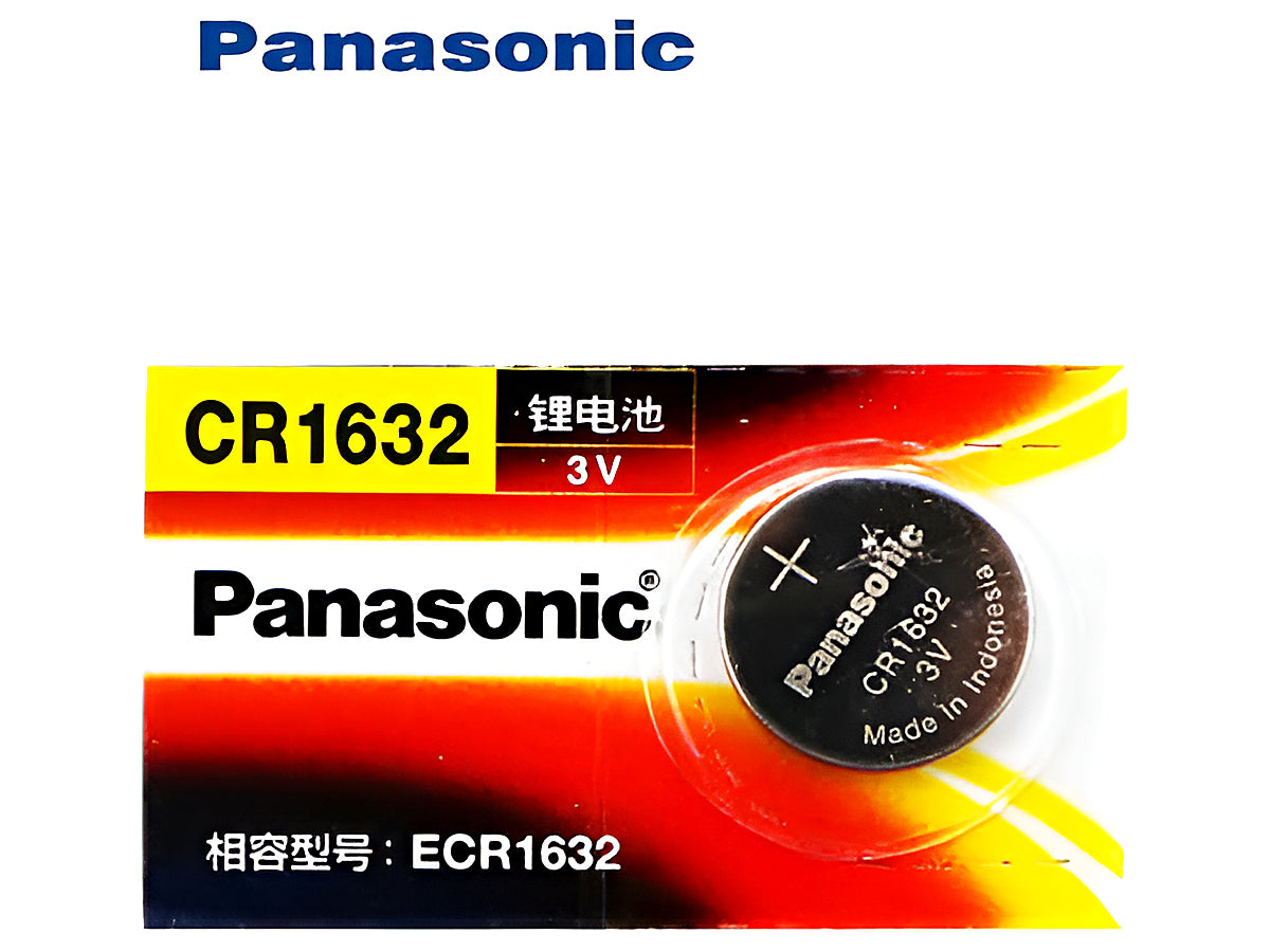 Panasonic CR1632 3V Lithium Coin Battery Long Lasting Power Cell