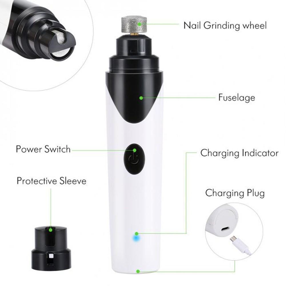 Pet/Dog Nail Trimmer Clipper Wireless Cordless Rechargeable