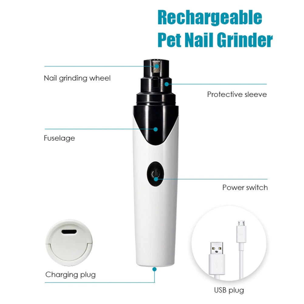 Pet/Dog Nail Trimmer Clipper Wireless Cordless Rechargeable