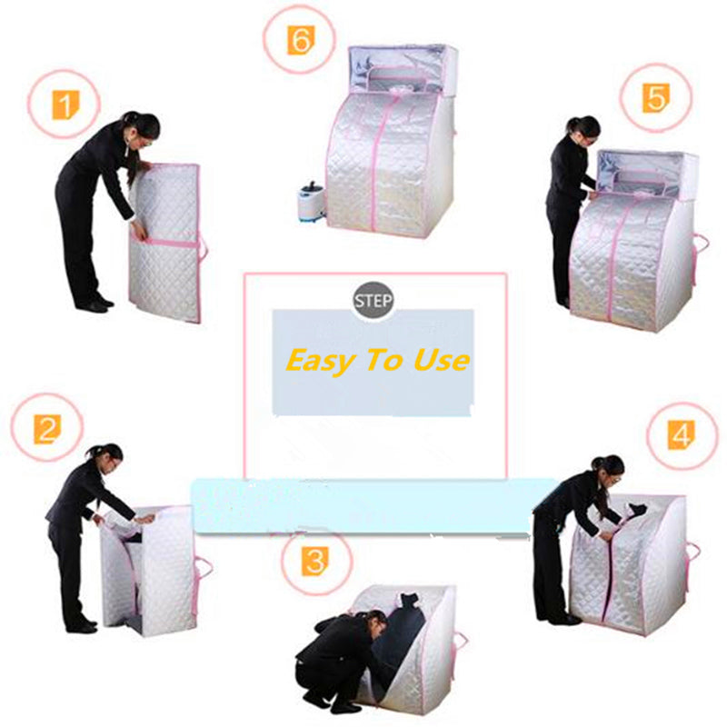 Portable SPA Room Therapeutic Personal Sauna Steam Room