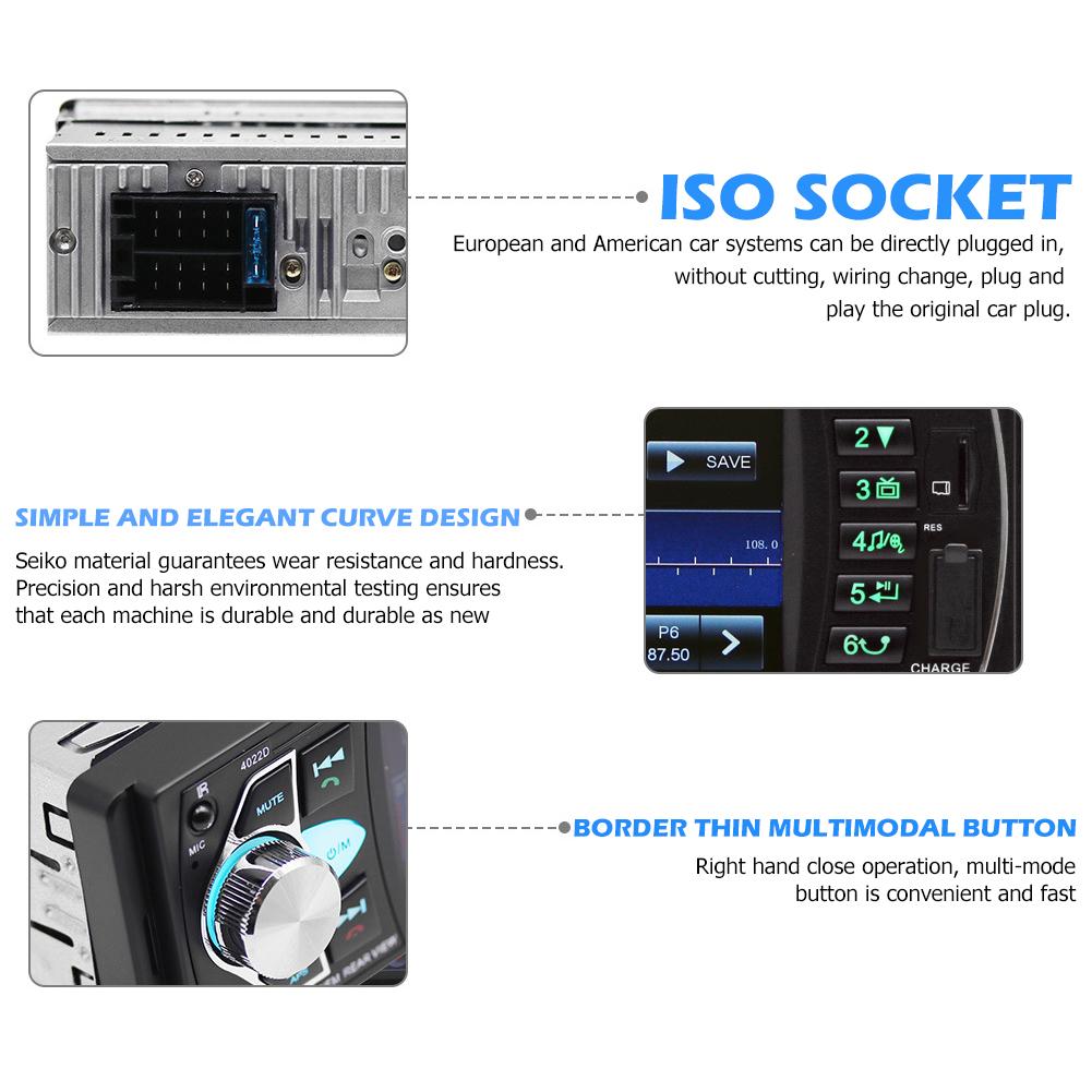 Car Stereo Bluetooth MP5 Player