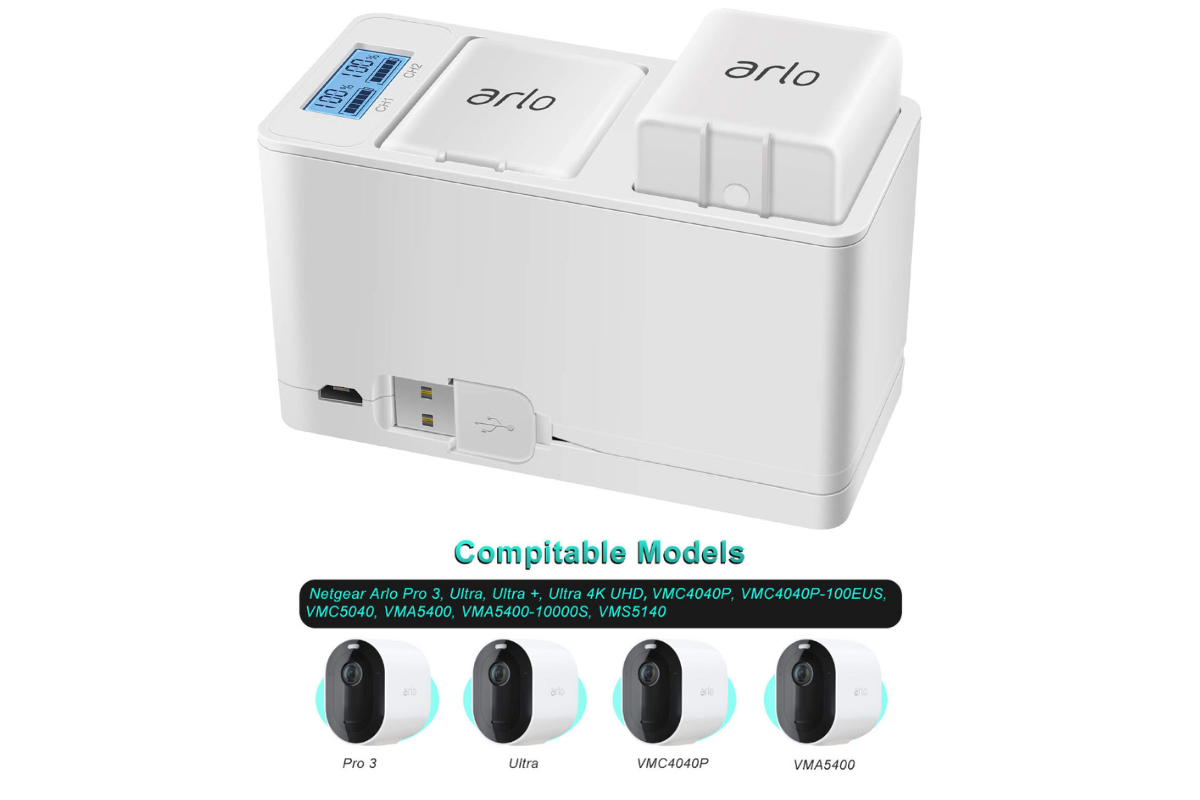 Arlo Pro 3 / Pro 4 Battery Charger