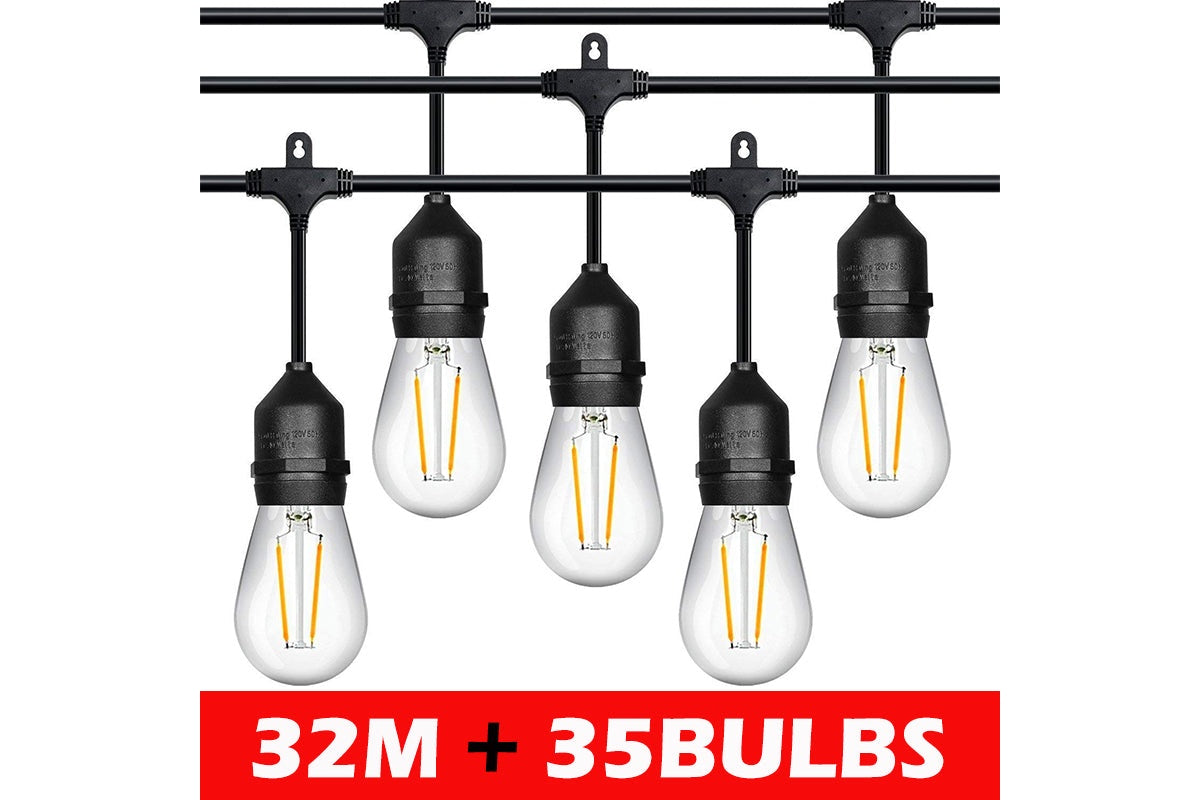 Festoon Light  32M 35 LED Bulbs