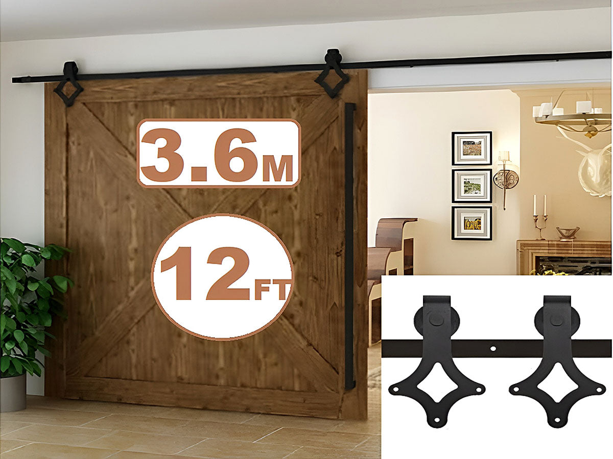 Barn door hardware