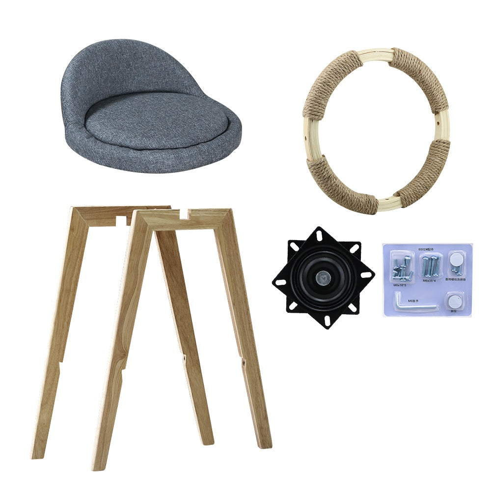 Bar Stools Chair High Feet European Modern Bar Stools Chairs Gray color
