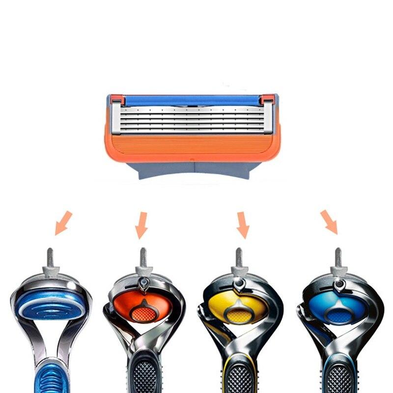 Replacement for Gillette Fusion Power Men's Razor Blade Refills 4 Count