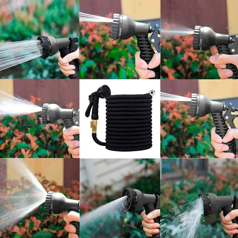 Flexible Garden Hose Spray Nozzle 75ft