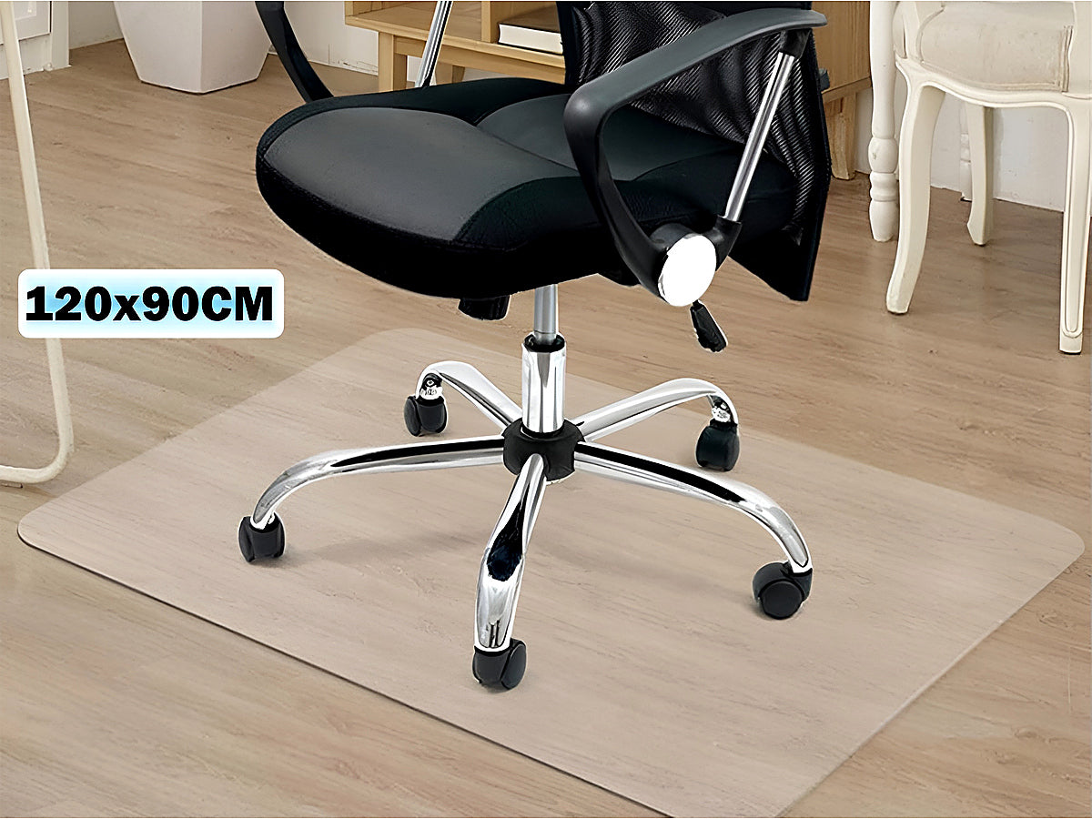 Clear Chair Mat - Transparent Office Home Floor Protector Mat, 2mm Thickness, 120cm x 90cm