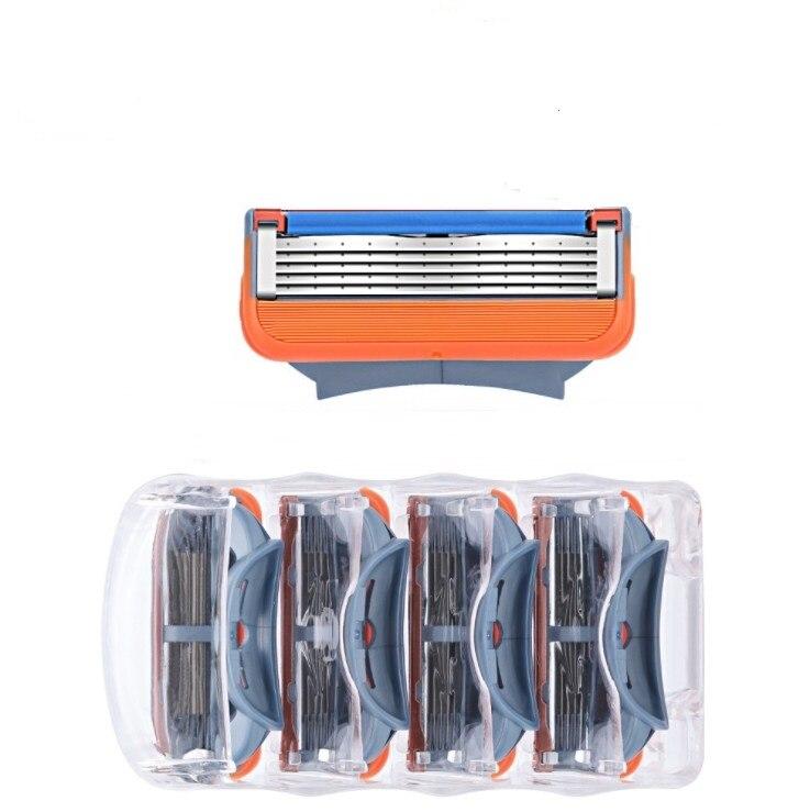 Replacement for Gillette Fusion Power Men's Razor Blade Refills 4 Count