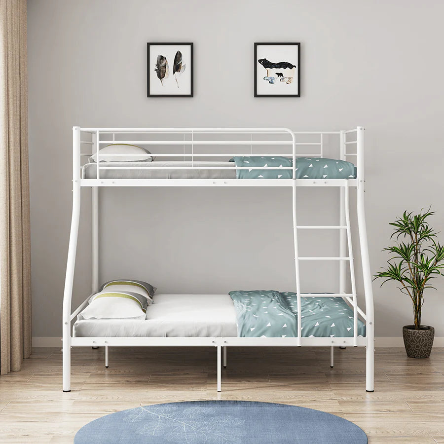 Bunk Bed- Metal Triple White