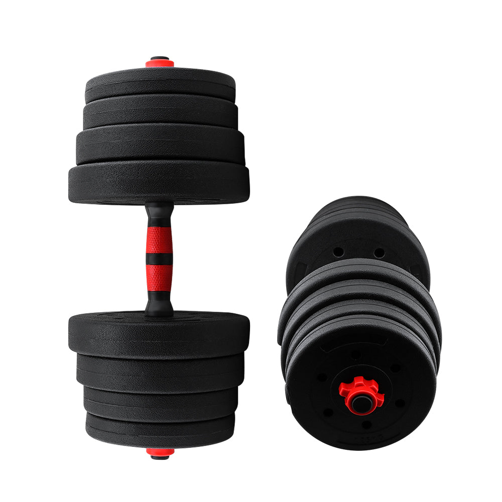 30kg Adjustable Weights Dumbbell Barbell Set
