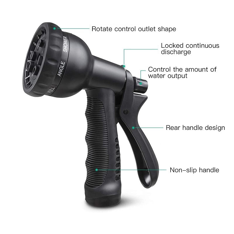 Flexible Garden Hose Spray Nozzle 75ft
