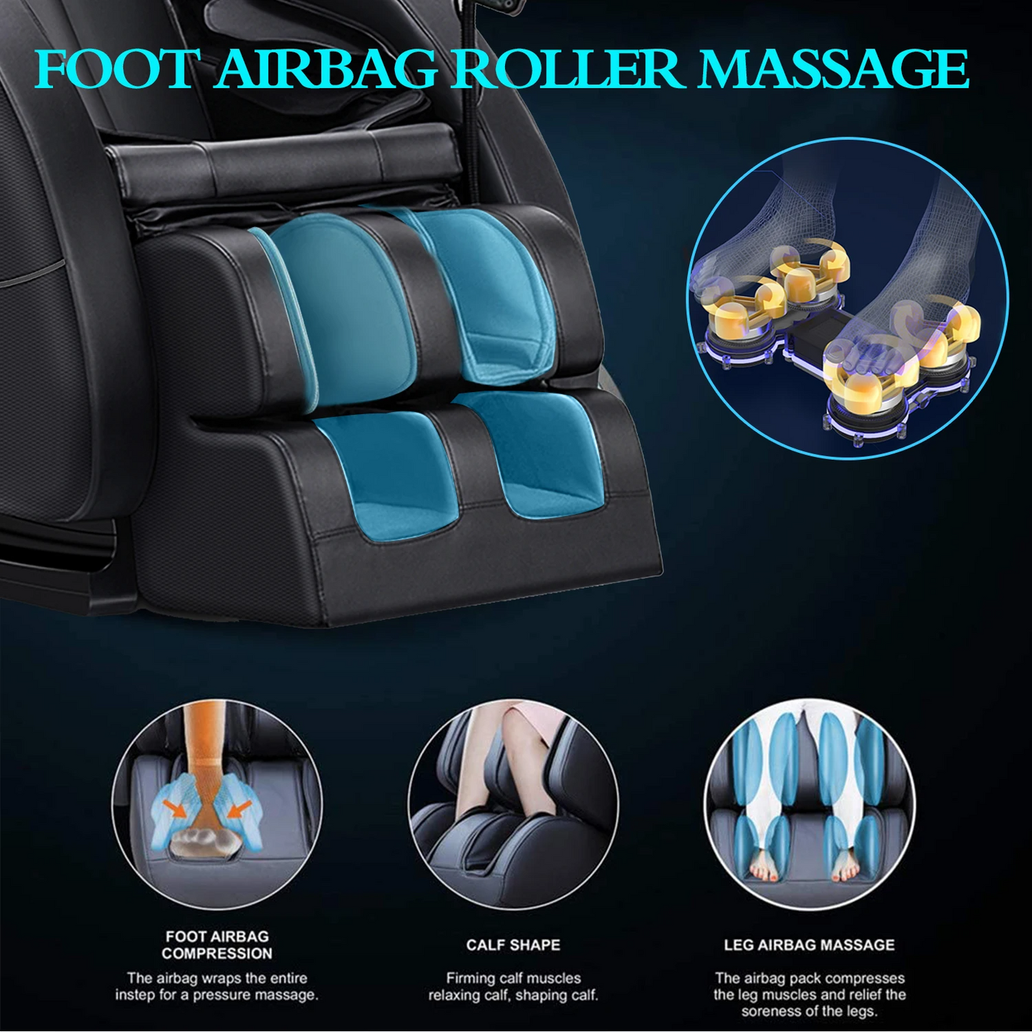 Massage Chair Full Body Massage Zero Gravity Shiatsu